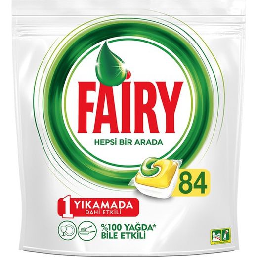 FAIRY ჭურჭლის სარეცხი მანქანის აბი, 84ც