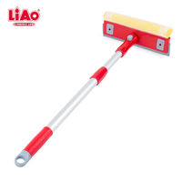 LiAo Professional – ფანჯრის საწმენდი ორმხრივი ღრუბელი და საწური , რეგულირებადი გრძელი სახელურით