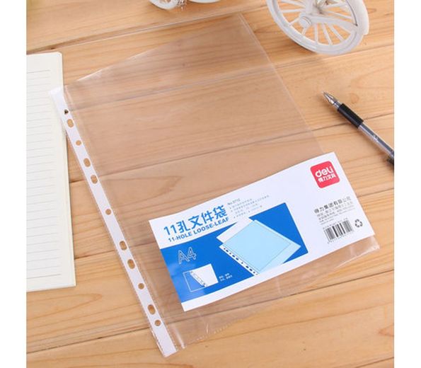 ფაილი A4 40 მიკრონი (100ც) Deli Stationery E5712