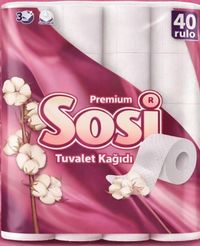 SOSI პრემიუმი ტუალეტის ქაღალდი 40ც
