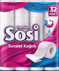 SOSI პრემიუმი ტუალეტის ქაღალდი 32ც