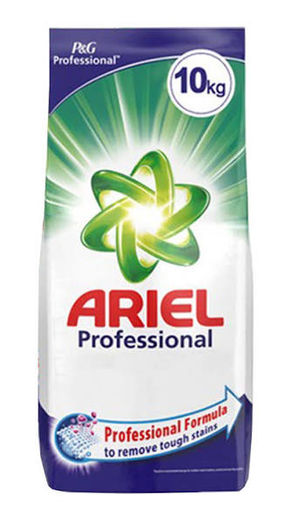 ARIEL არიელი თეთრი ქსოვილის სარეცხი ფხვნილი ავტომატური რეცხვისთვის 10კგ