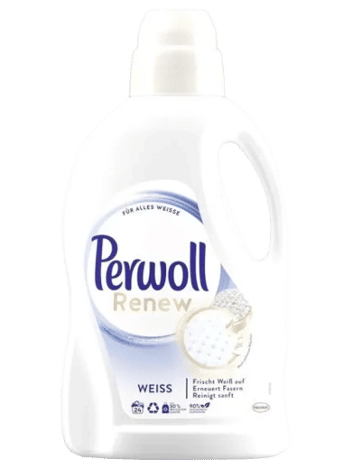 PERWOLL პერვოლი თხევადი სარეცხი საშუალება თეთრი ქსოვილისთვის 3ლ