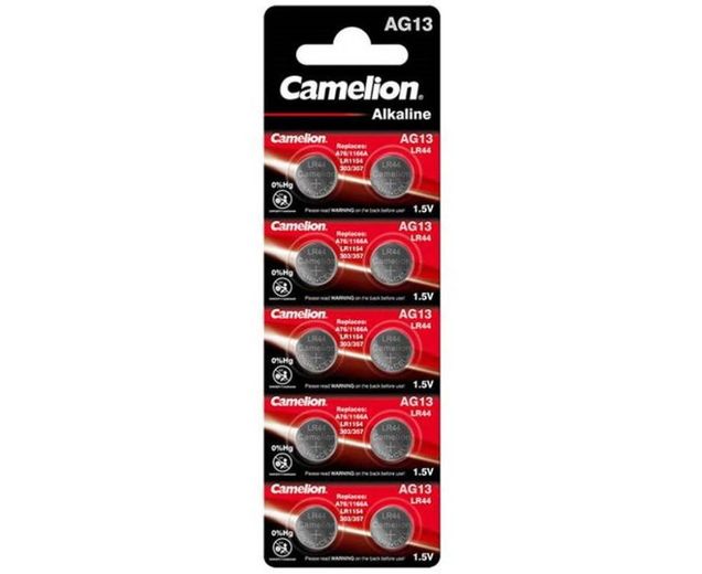 ელემენტი Camelion ღილაკი AG13 ზომა AG13-BP10