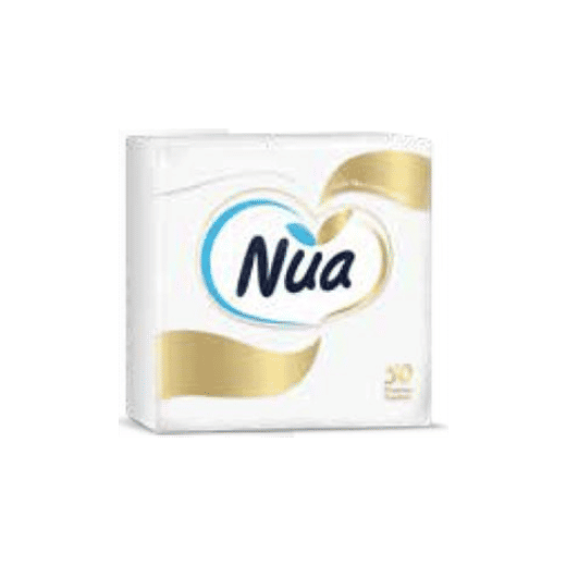 NUA ნუას რბილი სუფრის ხელსახოცი 40*40-ზე 50ც 