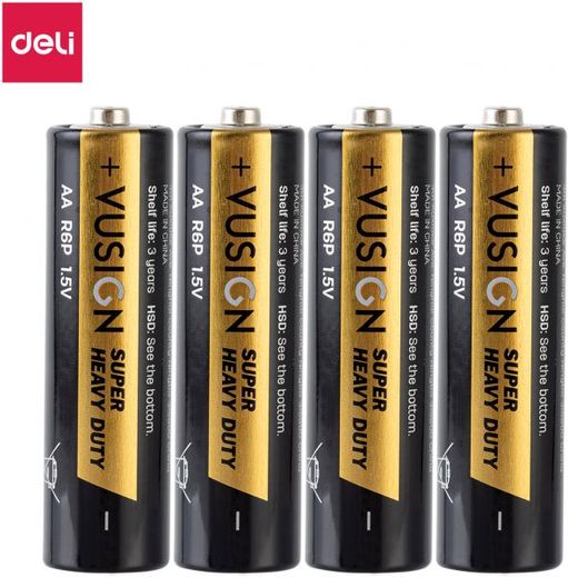 ელემენტი Alkaline Battery AA R6P, 4Pcs , DELI L203