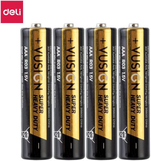 ელემენტი Alkaline Battery AAA R03, 4Pcs, DELI L204