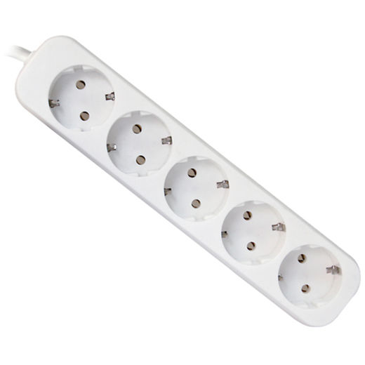 Defender ქსელის ფილტრი S550,Switch 5 ჩასართველით 5,0m თეთრი