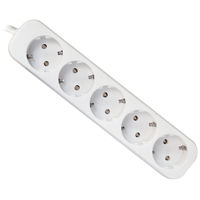 Defender ქსელის ფილტრი S550,Switch 5 ჩასართველით 5,0m თეთრი