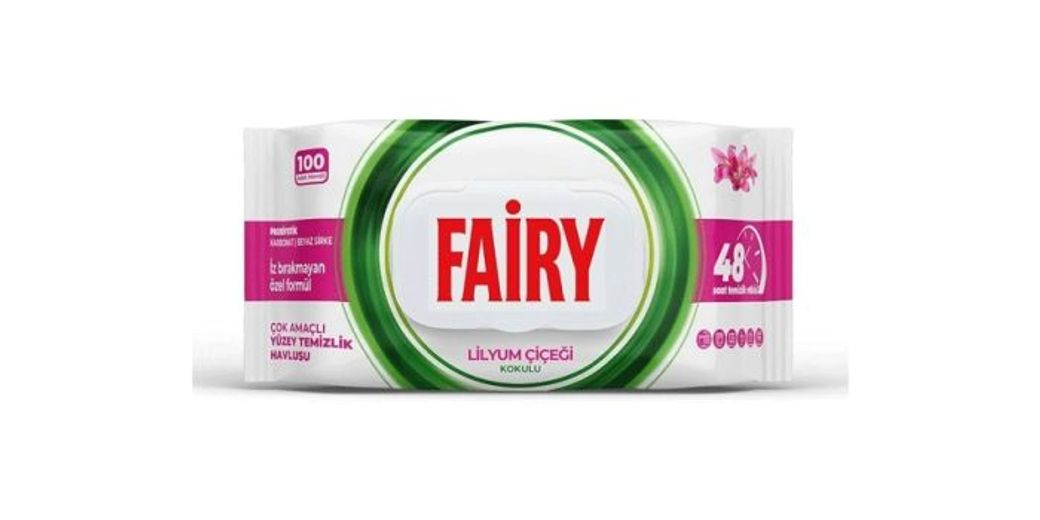 FAIRY სველი ხელსახოცი ზედაპირის საწმენდი 100 ც (ფეირი)
