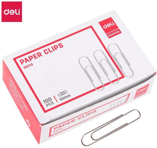 სკრეპი 50მმ 100 ცალი DELI STATIONERY