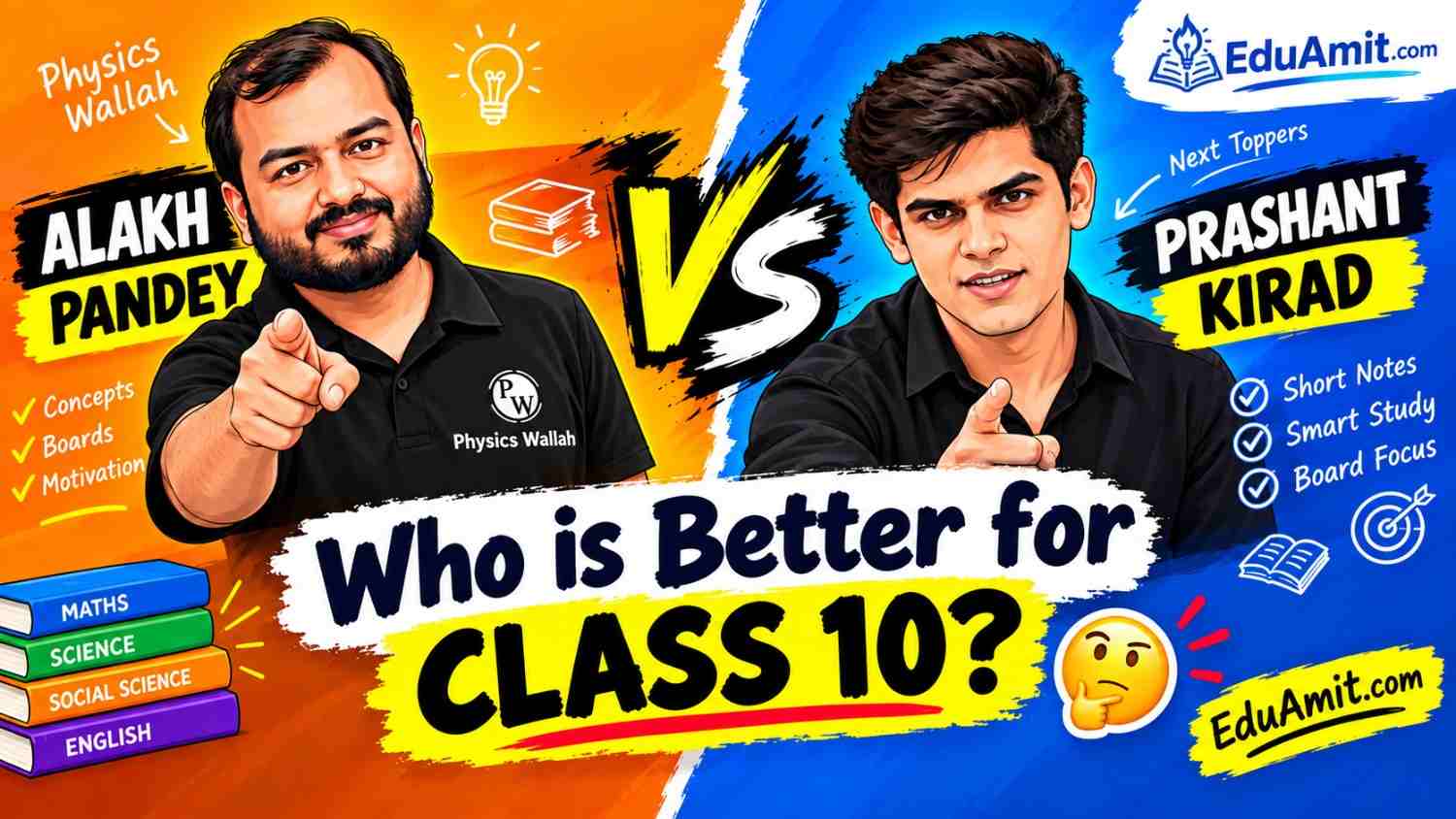 Alakh Pandey vs Prashant Kirad: Who is Better for Class 10? 1 Alakh Pandey vs Prashant Kirad: Who is Better