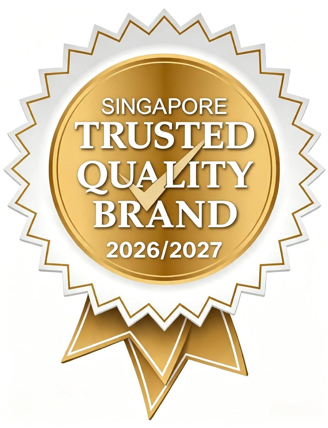 Singapore Trusted Quality Brand 2026/2027 award logo