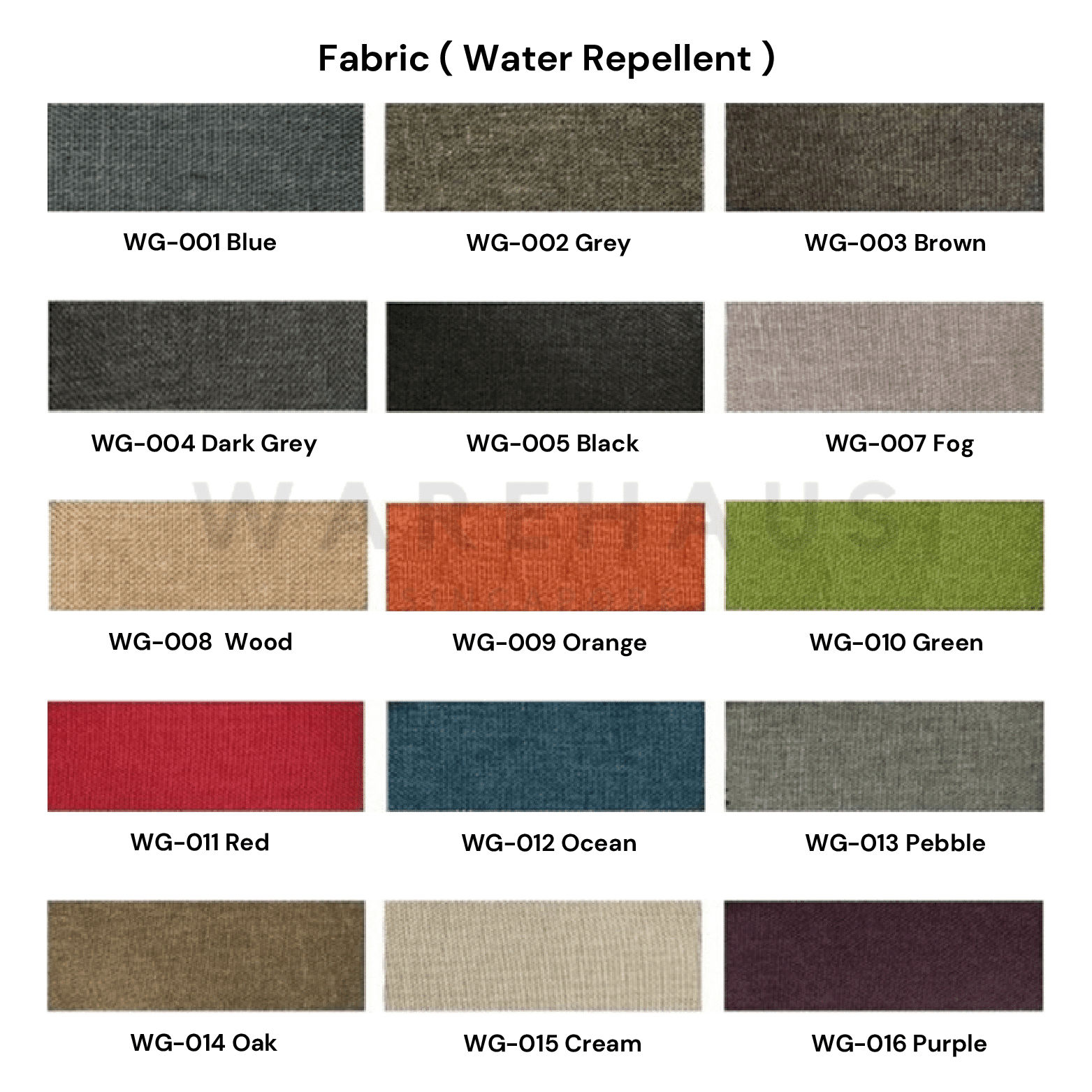 FABRIC WATER REPELLENT