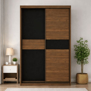 Braxton I Modular 4FT 2 Doors Sliding Wardrobe