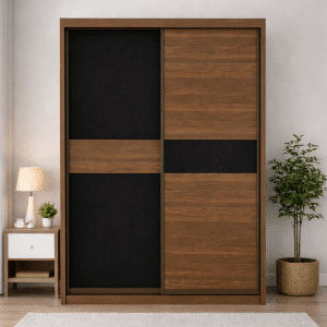 Braxton II Modular 5FT 2 Doors Sliding Wardrobe