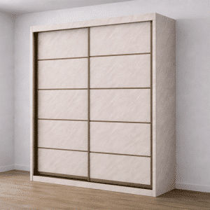 Everett III Modular 6FT 2 Doors Sliding Wardrobe
