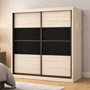 Dean IV Modular 7FT 2 Doors Sliding Wardrobe
