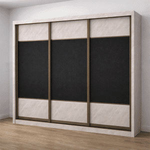 Emerson V Modular 8FT 3 Doors Sliding Wardrobe