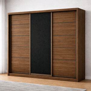 Jackson V Modular 8FT 3 Doors Sliding Wardrobe (C)