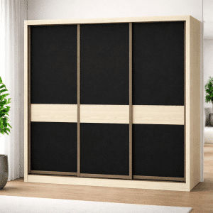 Sonny V Modular 8FT 3 Doors Sliding Wardrobe