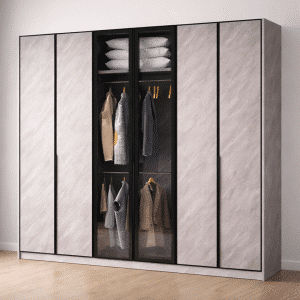 Royal IV Modular 8FT 6 Doors Open Wardrobe