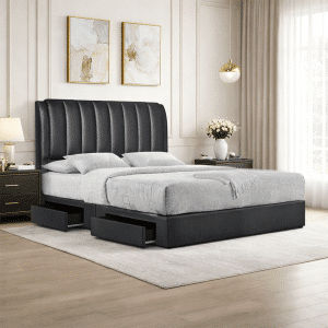 Alure Bed Frame With Drawers