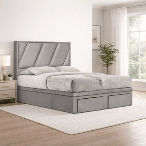 Aurora Hydraulic Storage Bed Frame With Drawer