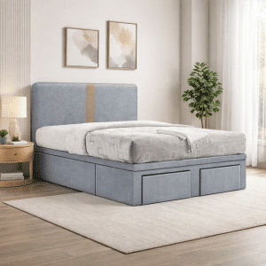 Nandelle Hydraulic Storage Bed Frame With Drawer