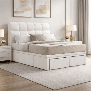 Poppy Hydraulic Storage Bed Frame With Drawer