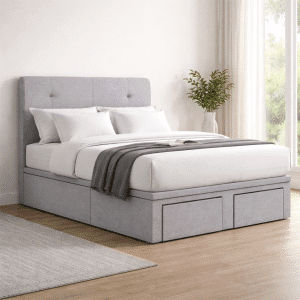 Yannis Hydraulic Storage Bed Frame With Drawer