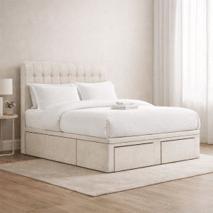 Kaori Hydraulic Storage Bed Frame With Drawer