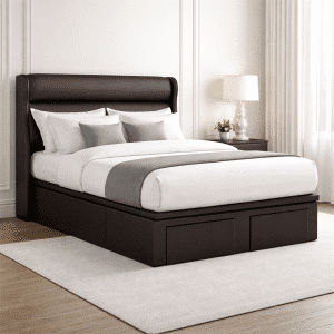 Donna Hydraulic Storage Bed Frame With Drawer