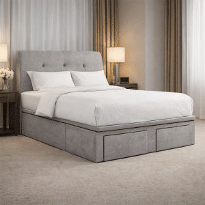 Barcelona Hydraulic Storage Bed Frame With Drawer