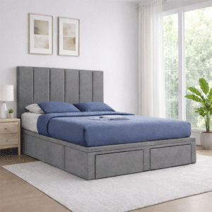 Adeline Hydraulic Storage Bed Frame With Drawer
