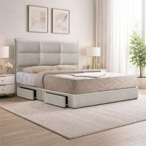 Emi Bed Frame With Drawers