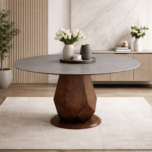 Crystal II Round Dining Table