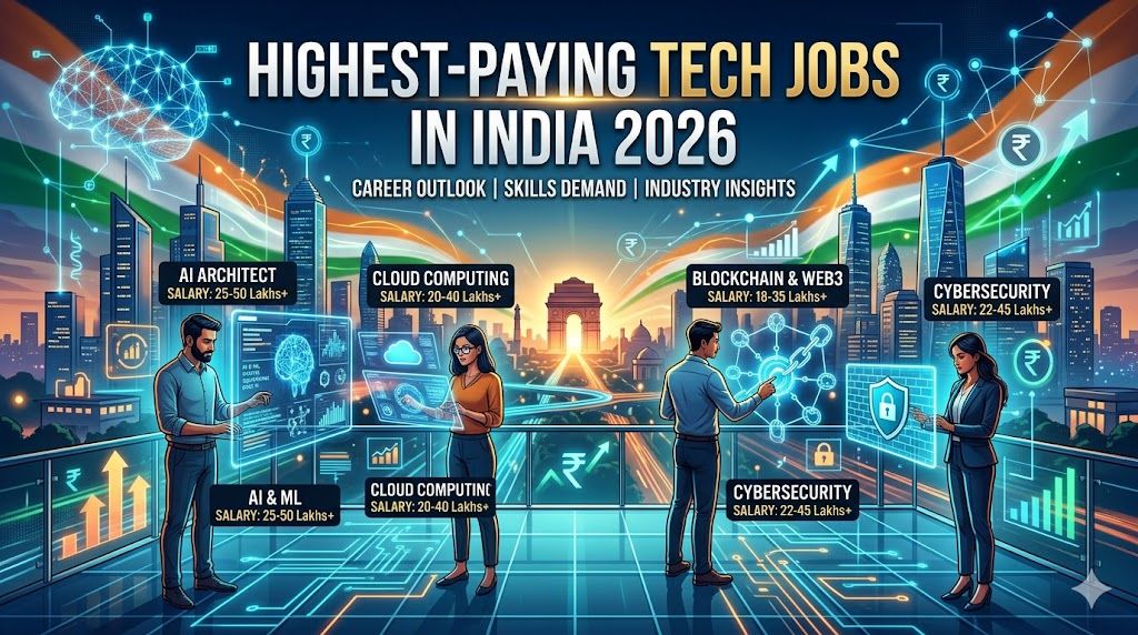 Highest-Paying Tech Jobs in India 2026: Salaries, Skills & How to Start