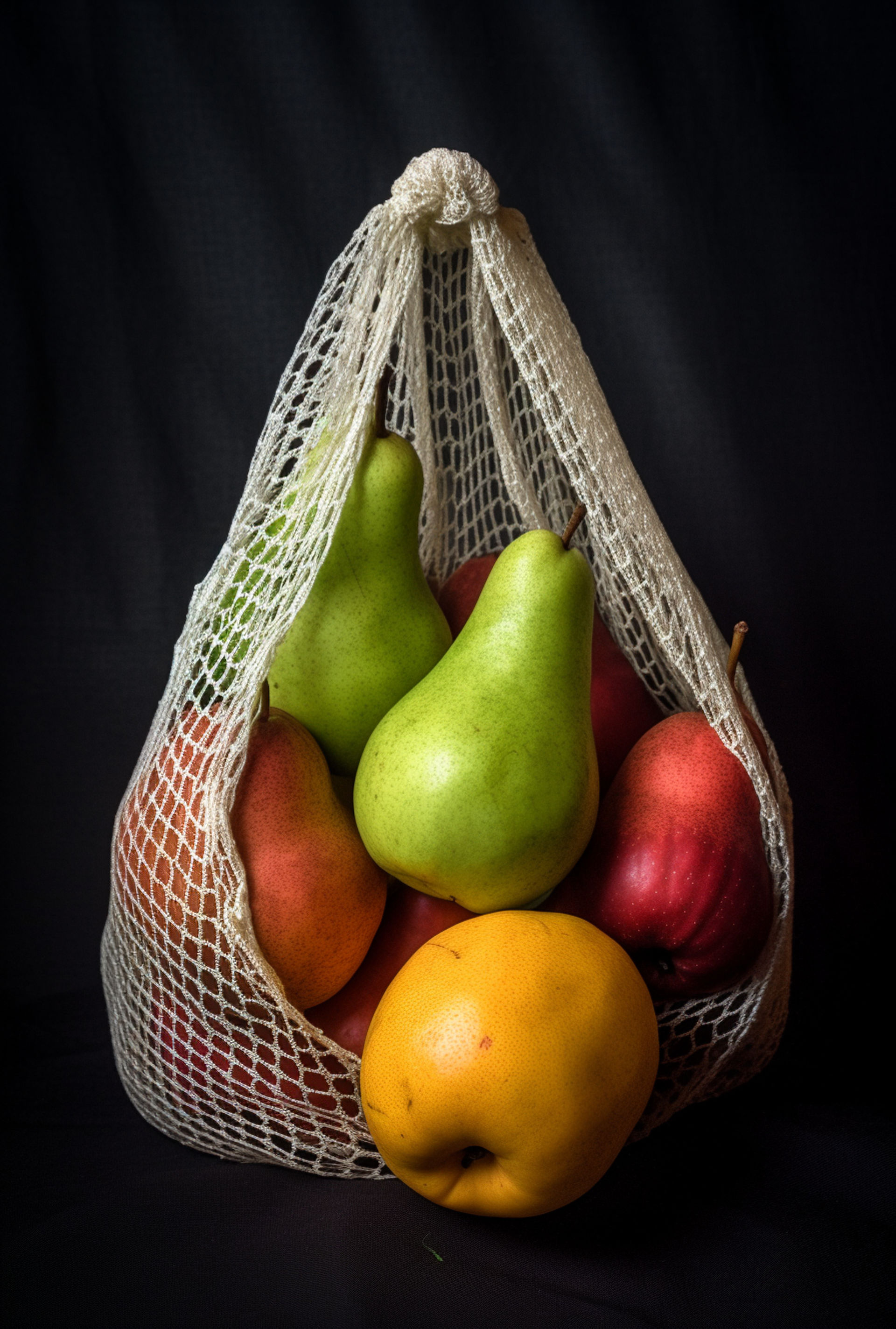 Fresh juicy apples on jute bag Photograph by B-d-s - Pixels