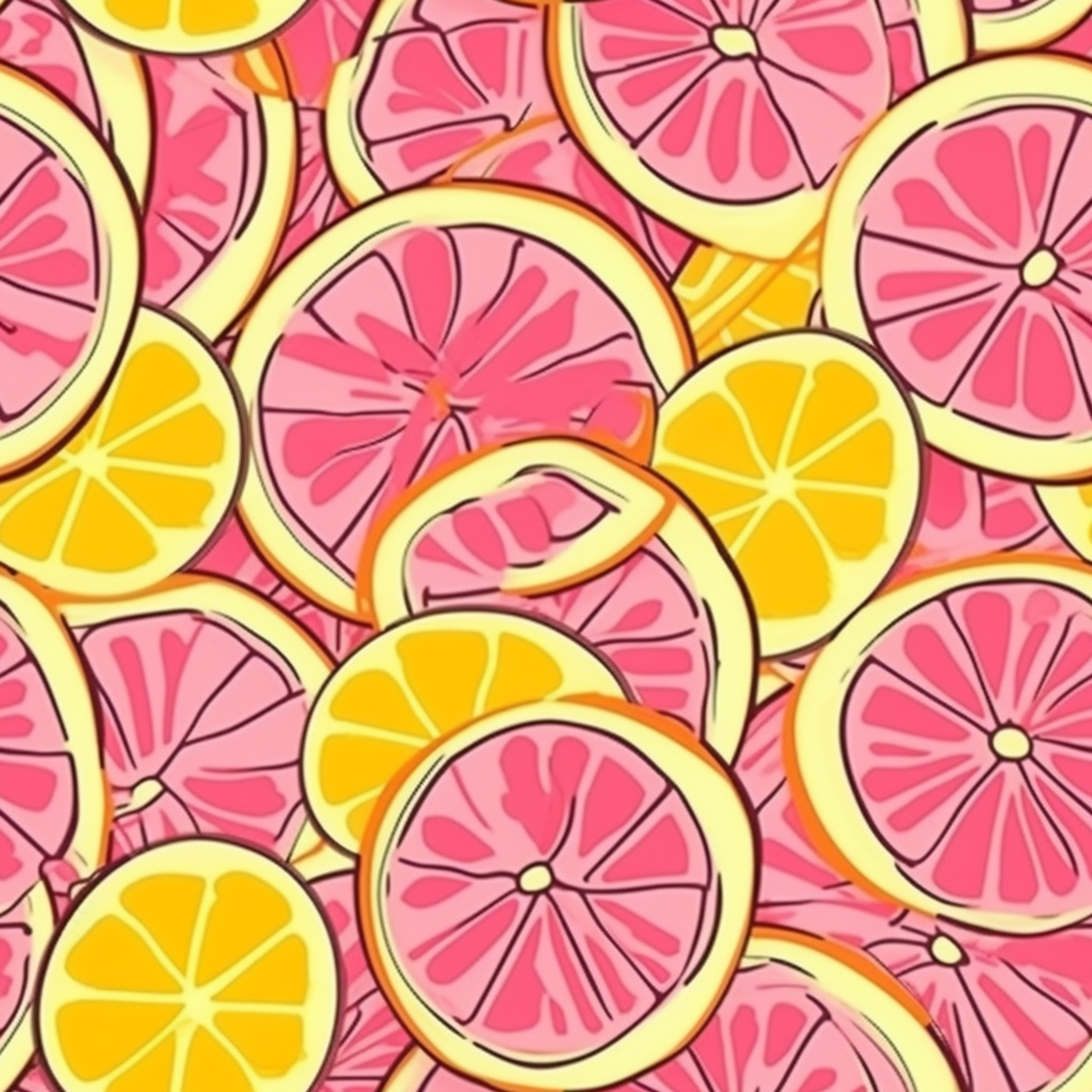 lemon slice wallpaper