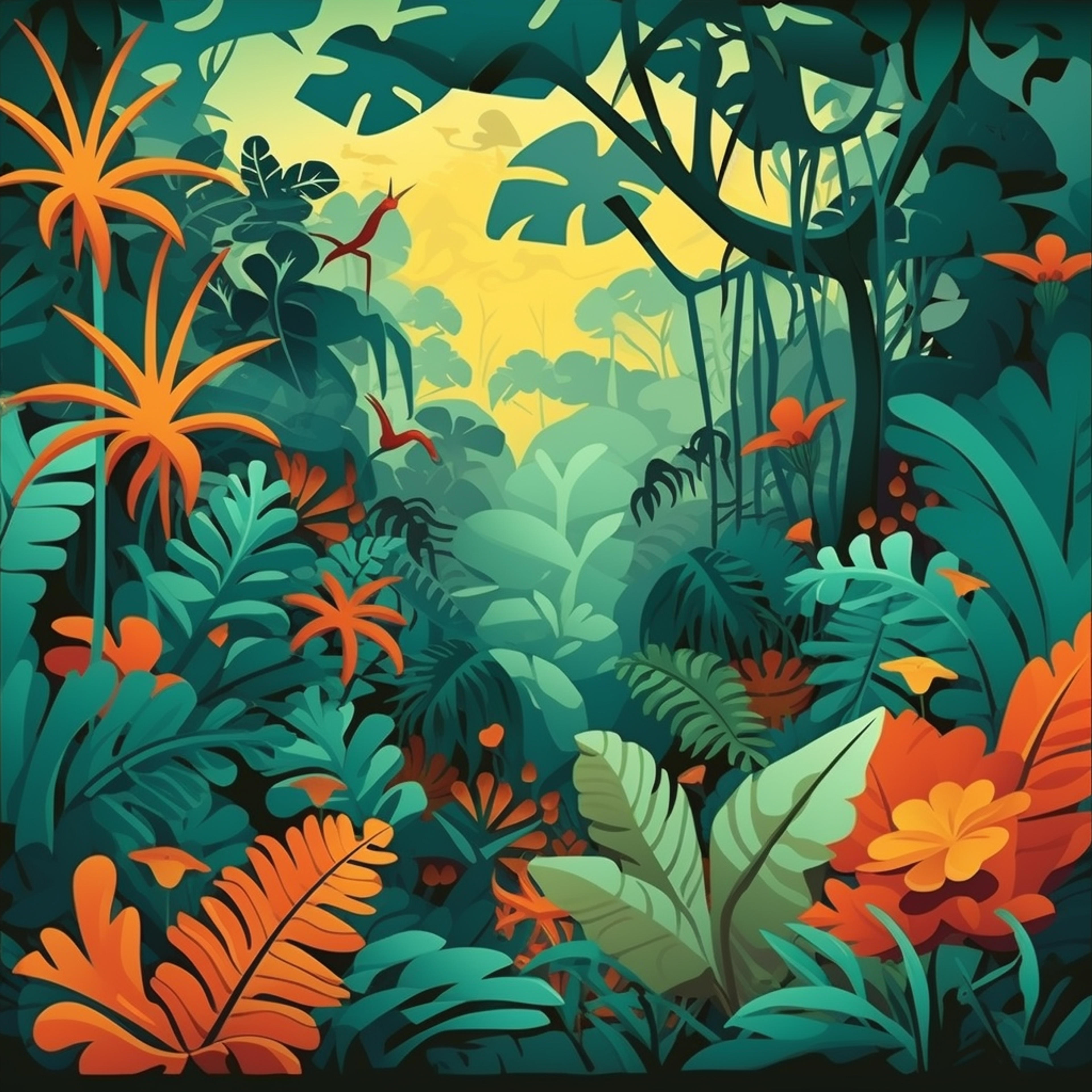 Fonte em inglês no estilo Jungle swirl imagem vetorial de vectomart©  74443549