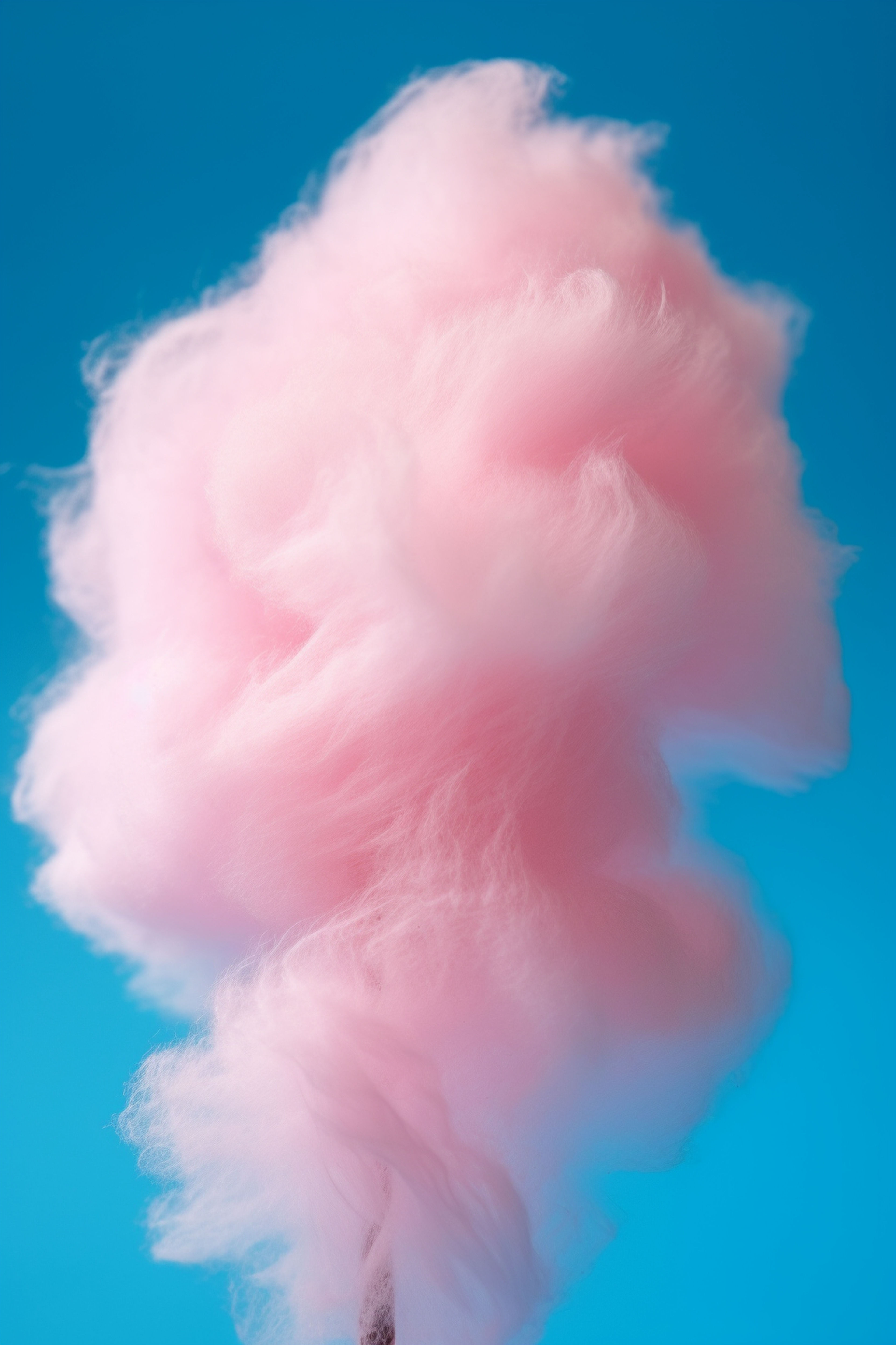 blue cotton candy background