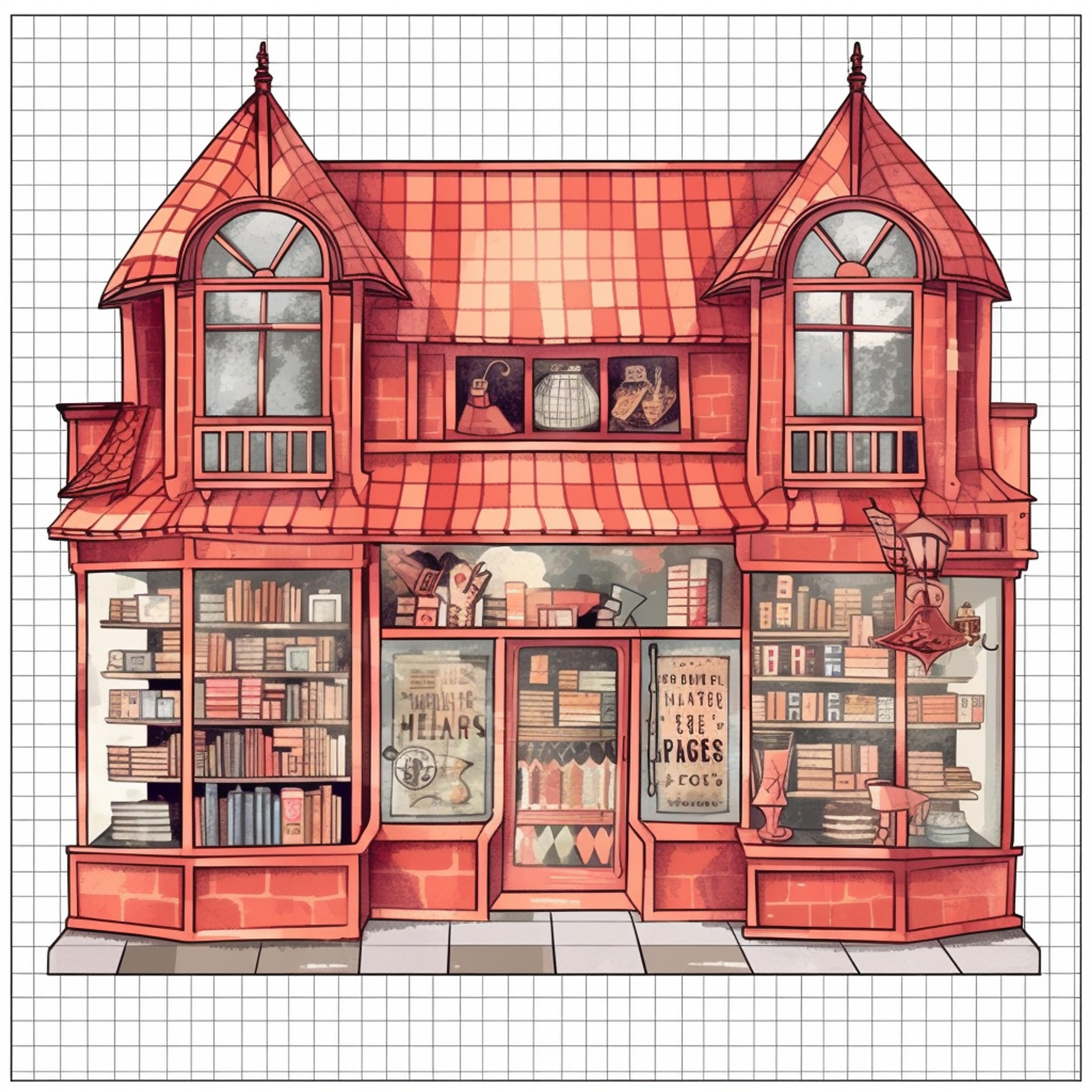 Dollhouse Vector Art PNG Images