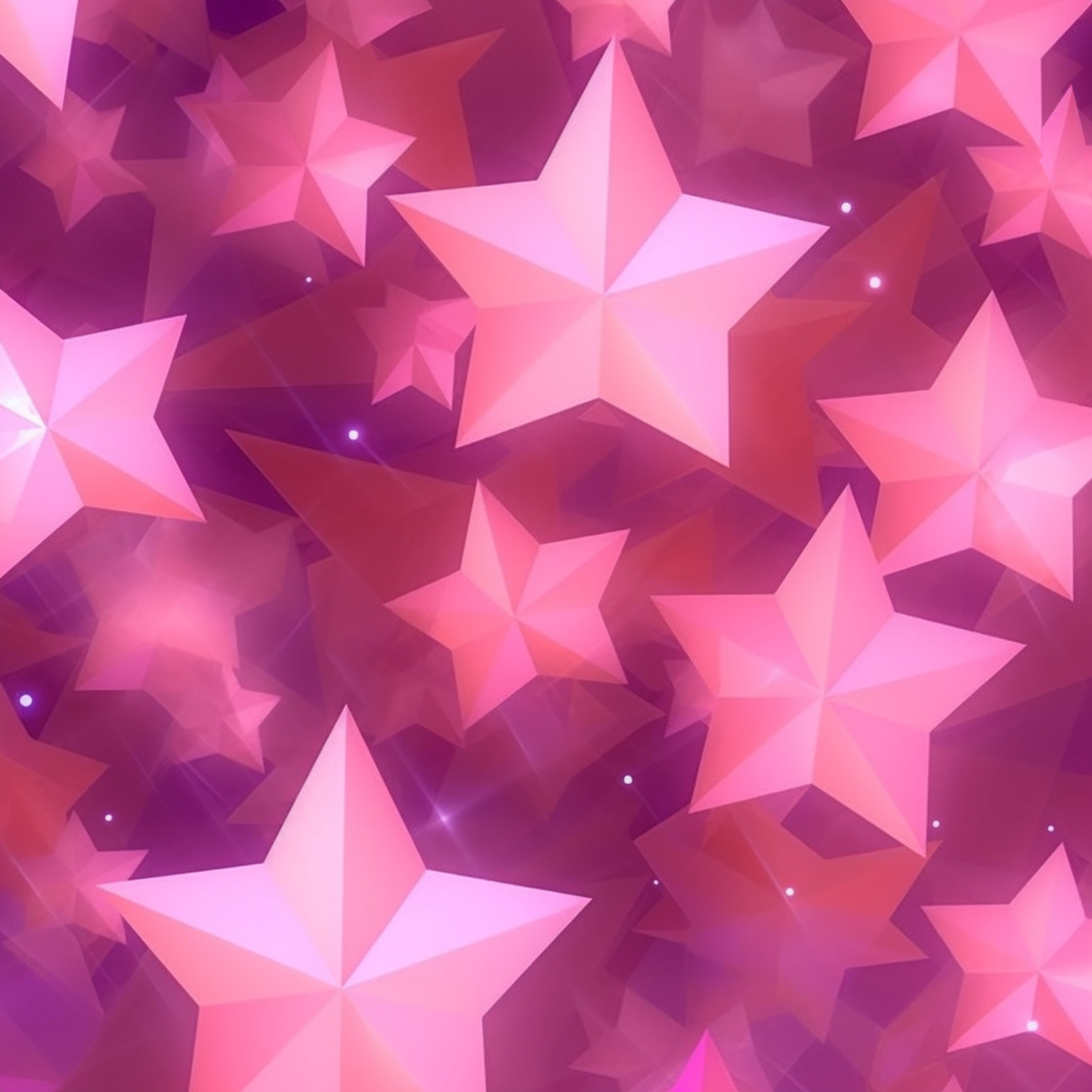 animated purple stars background