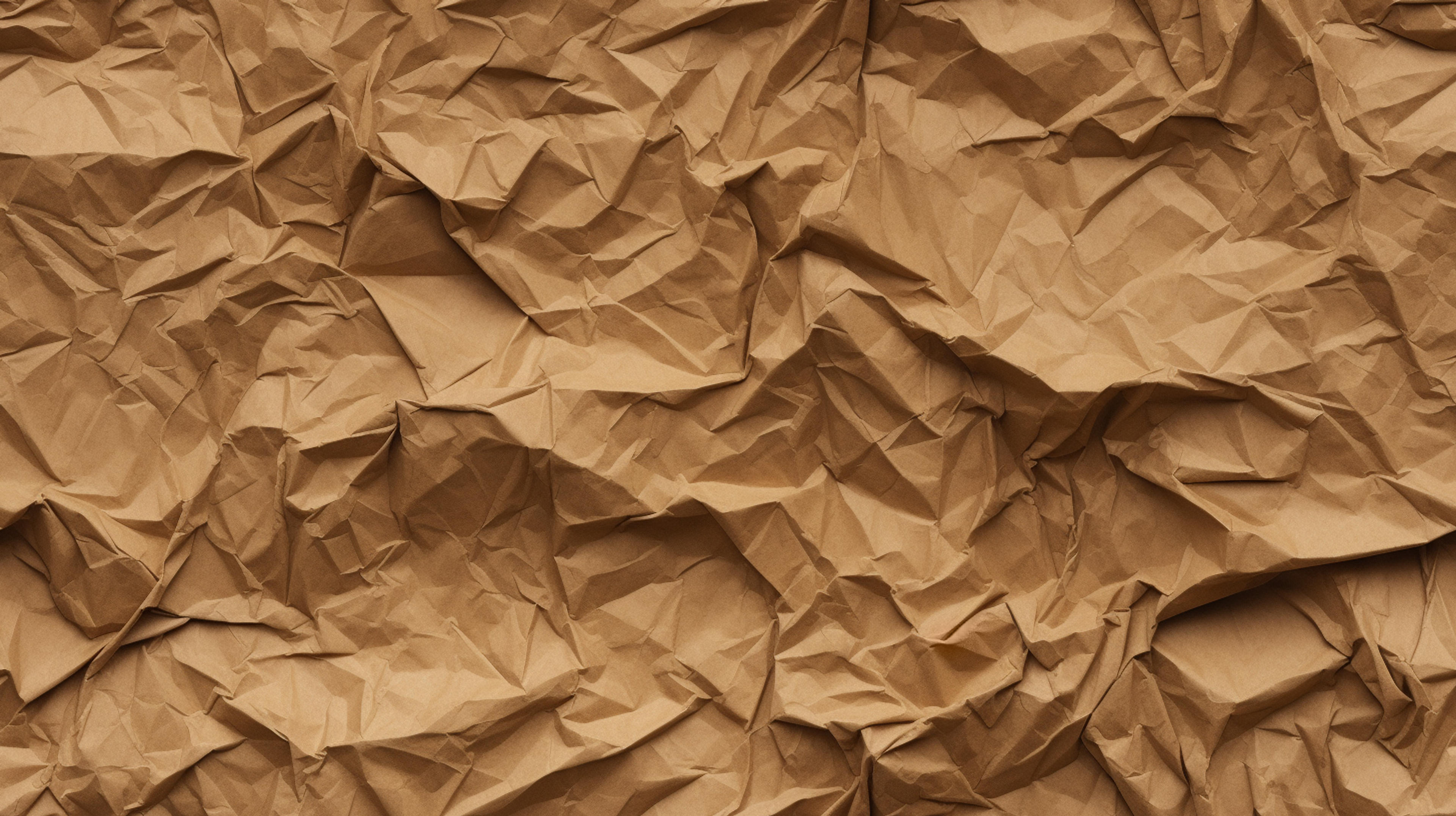 Crumpled Orange Paper Texture Picture, Free Photograph