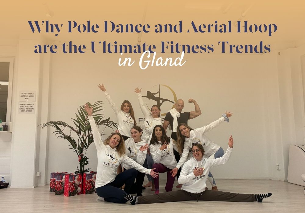 Pole dance and aerial hoop classes in Gland at Free Spirit Pole Dance Studio for all fitness levels