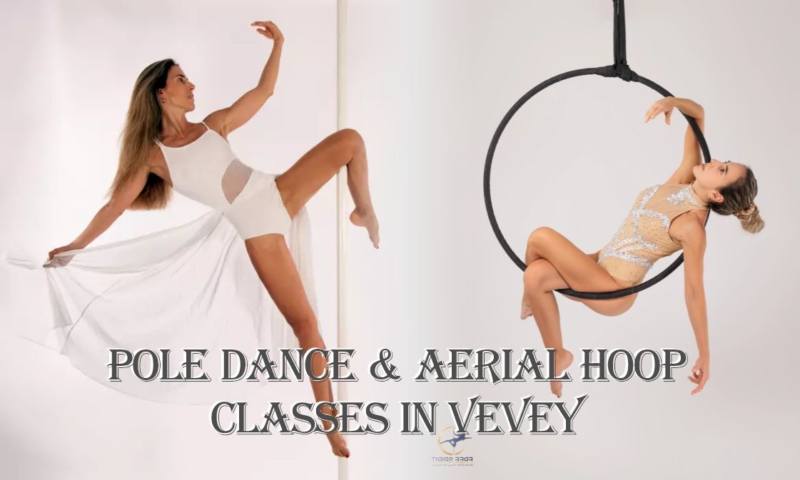 Aerial hoop fitness training in Vevey Switzerland at FreeSpirit Pole Dance