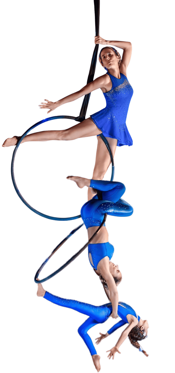 Aerial hoop competition athlete