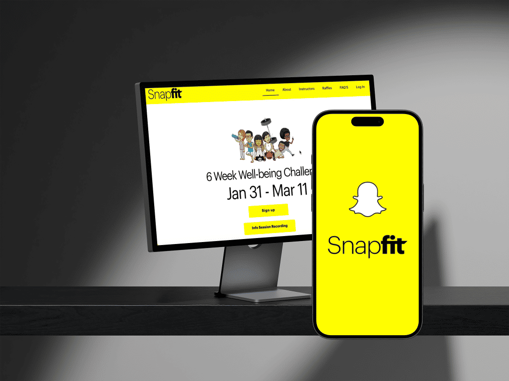 SnapFit Challenges Feature Mockup