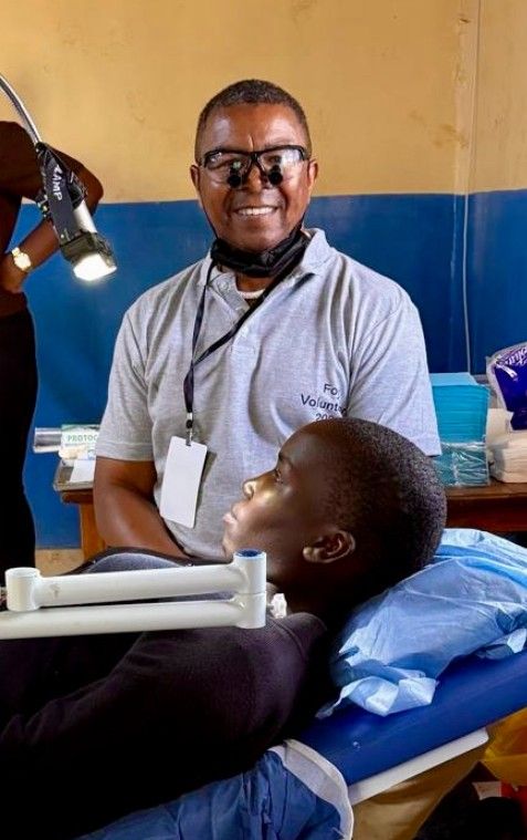 Dr. Bellamy with team